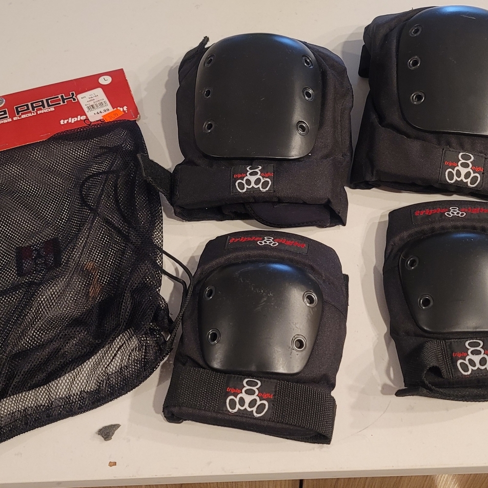 Triple Eight Knee and Elbow Pads sz Large